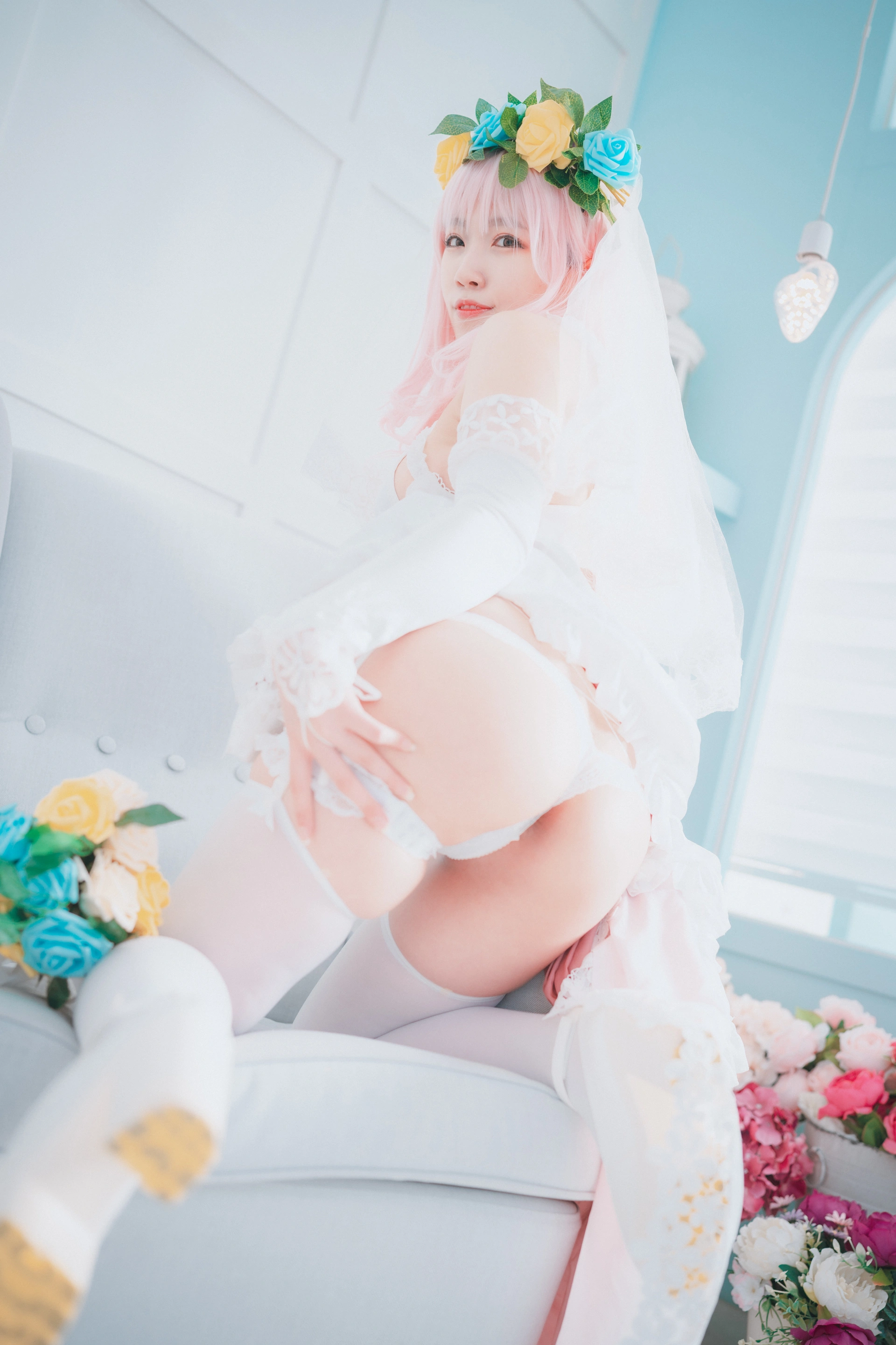 316.DJAWA Photo – Myaron - Super Sonico White Wedding 2